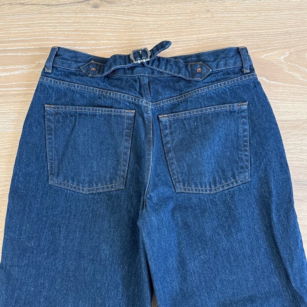 Topshop Jeans Cinch Low Rise Size 30 x 32 Blue - Picture 5 of 5